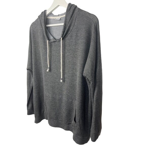 Tresics Gray Hoodie Women’s Small Pullover Lightweight Athleisure Top - Picture 4 of 13